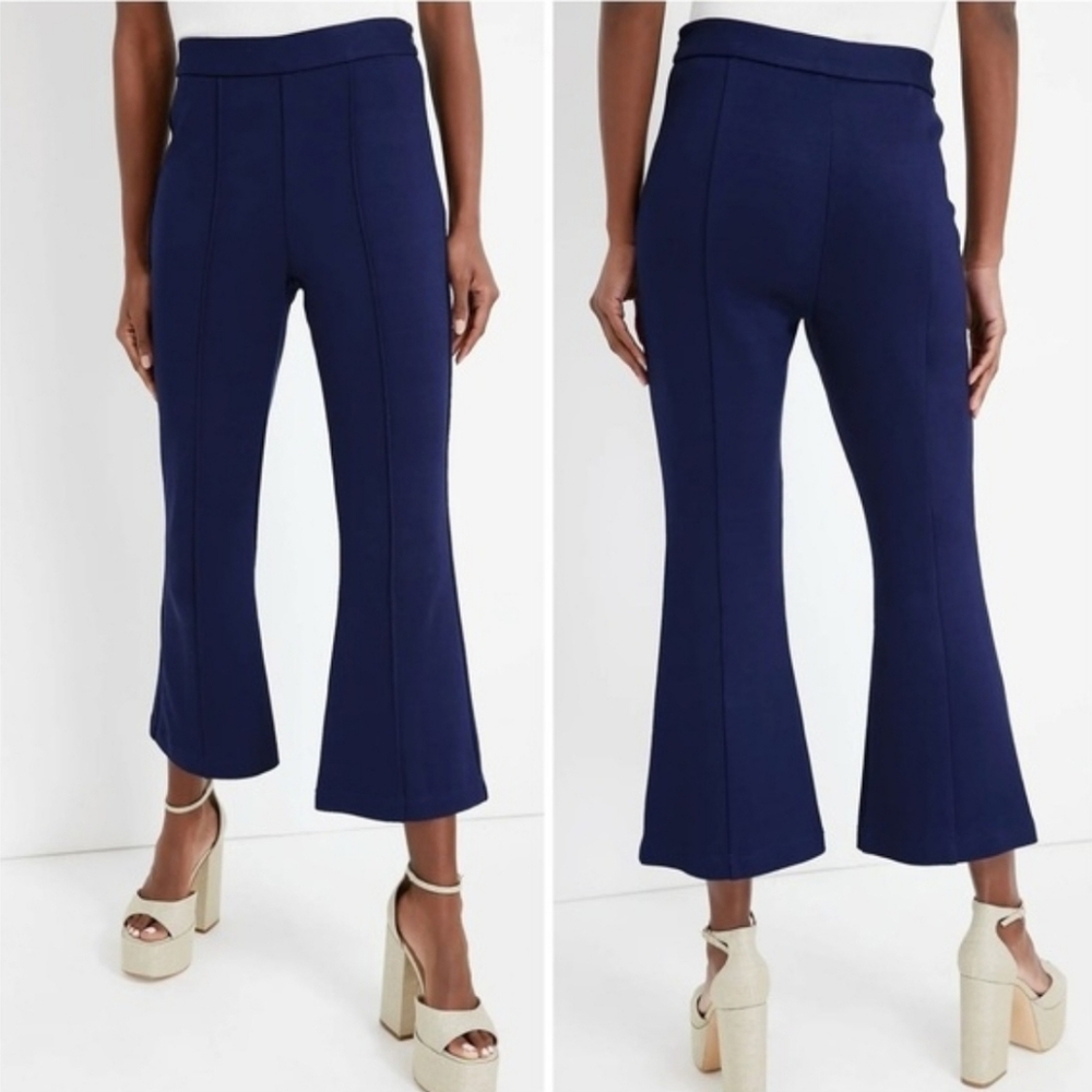 Tuckernuck X Atlantic Pacific Pants XXXL Penny Kick Flare Navy Blue High Rise - Picture 1 of 8